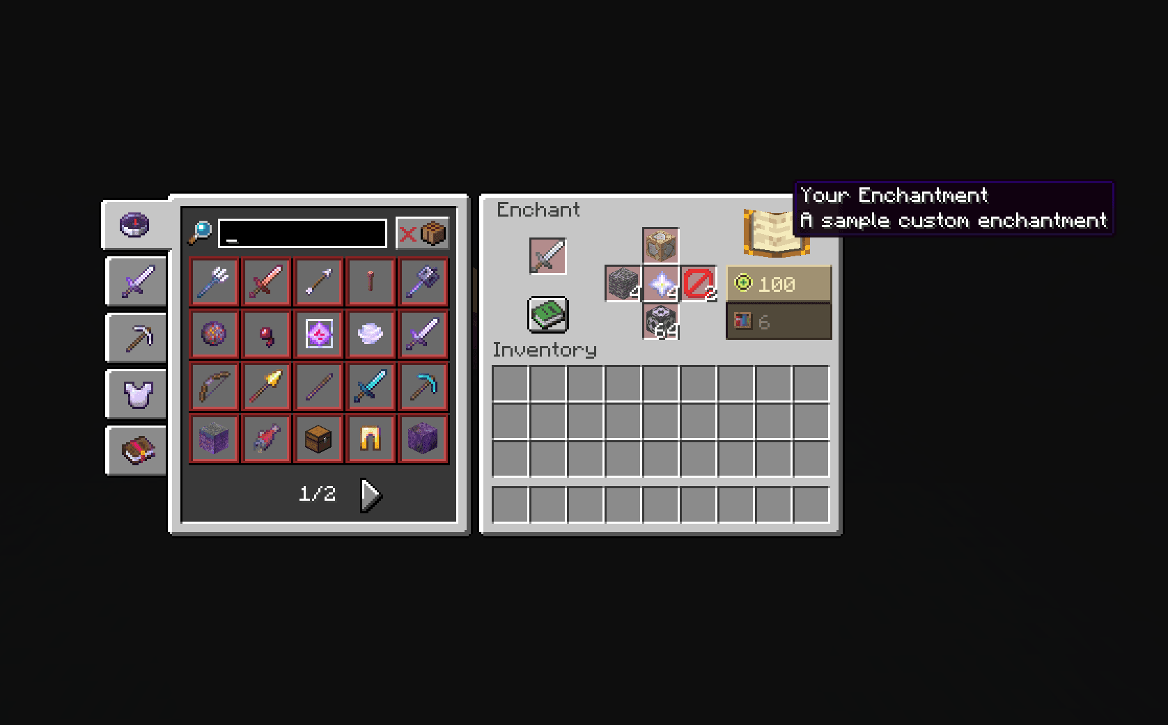 Vanilla² datapack features