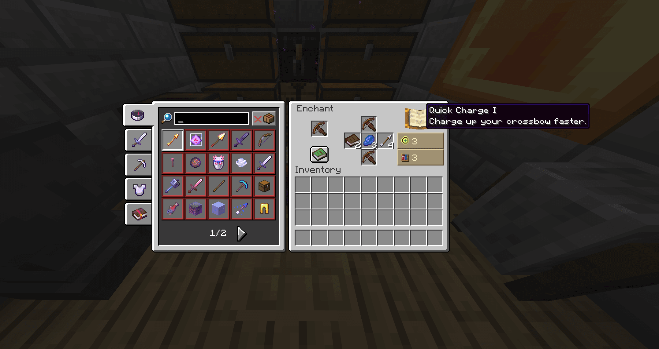 Vanilla² enchanting system